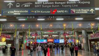 マレーシア KLセントラル駅の日本語案内 Kuala Lumpur Sentral station [upl. by Ydur]