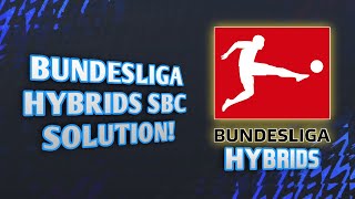 BUNDESLIGA HYBRIDS SBC SOLUTION MADFUT 22 [upl. by Sinnal]