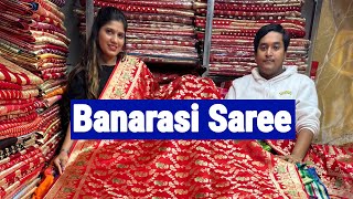 Banarasi Saree Collection from Khaitan Creation Burrabazar [upl. by Oilicec983]