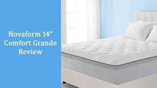 Novaform Comfort Grande Review 14 Inch Queen Memory Foam Mattress [upl. by Hephzipah445]