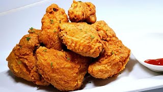 THE BEST BUTTERMILK CRISPY FRIED CHICKEN WINGS recipe [upl. by Efal]