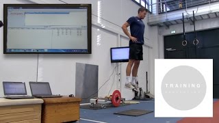 Countermovement Jump Test On A Contact Platform [upl. by Anilac]