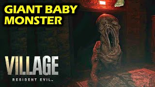 Escaping Giant Baby Monster in House Benevento  Resident Evil 8 Village Walkthrough Beneviento [upl. by Wash]