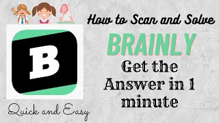 How to Scan and Solve in Brainly App [upl. by Nam]