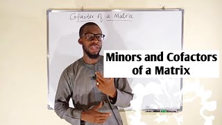 How To Find The Cofactors Of A Matrix [upl. by Fredrick]