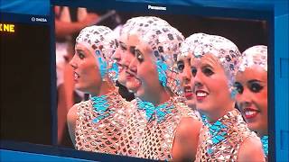 London Olympics 2012 Synchronized Swimming  Team Spain [upl. by Enelez]