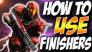 HOW TO USE FINISHERS in Destiny 2 Shadowkeep [upl. by Hsaniva94]