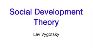 Vygotskys Theory  Social Development Theory  Early Childhood Development [upl. by Yelrehs369]