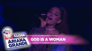 Ariana Grande  God is a woman Live At Capital Up Close [upl. by Llennahs]