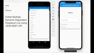 Flutter Multiple Dynamic Dependent Dropdown List Using JSON REST API [upl. by Airamalegna]