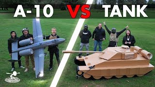 A10 Warthog VS Tank  Epic Airsoft Battle [upl. by Ahtinak]