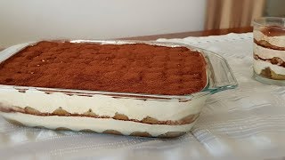 Easy and Delicious Tiramisu Recipe without Raw Eggs  Italian Tiramisu Dessert [upl. by Farant]