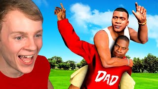 Meeting FRANKLINS DAD in GTA 5 [upl. by Nirroc]