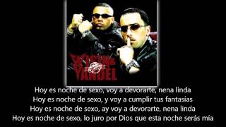 Wisin y Yandel ft Romeo Santos  Noche de Sexo lyric  letra [upl. by Romelle]