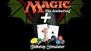 How to Play EDH on Tabletop Simulator  Playing Commander Magic the Gathering on TTS [upl. by Yenor366]