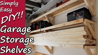 DIY Garage Storage Shelves [upl. by Afira]