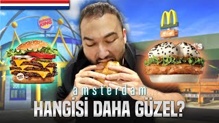 AMSTERDAM BURGER KING VS MC DONALDS [upl. by Rebel991]