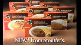 1991 Stouffers Meals quotHomestyle Favoritesquot TV Commercial [upl. by Marigold515]