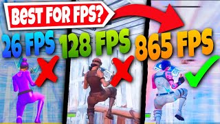 BOOST FPS in ALL Rendering Modes Dx12 Dx11 amp Performance Mode Best Settings To Max Fortnite FPS [upl. by Kramer903]