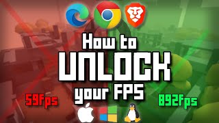 How to UNLOCK your FPS on ANY BROWSER Windows Mac Linux [upl. by Anatnahs]