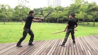 Dadao Chinese War Sword 實用大刀術 Full Demo [upl. by Watt297]