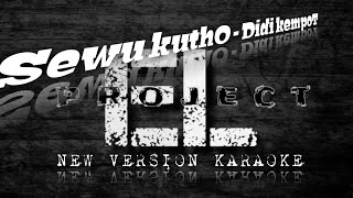 Sewu Kuto  Didi Kempot  SLOW ROCK VERSION KARAOKE [upl. by Yenitirb]