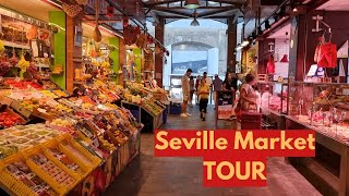 Seville Market Tour in Seville  SPAIN  Mercado de Triana [upl. by Teddi]