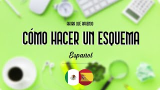 CÓMO HACER UN ESQUEMA  ESPAÑOL [upl. by Shaya678]