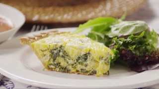 How to Make Spinach Quiche  Brunch Recipes  Allrecipescom [upl. by Ylevol]