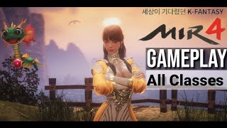 MIR4 Gameplay All Classes [upl. by Allemat]