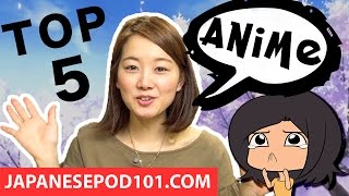 Top 5 Best Anime That Will Help You Learn Japanese [upl. by Ahsilaf]