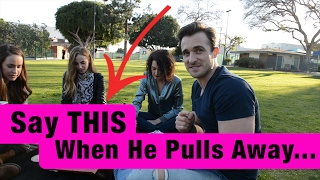 Exactly What to Say When He Pulls Away Matthew Hussey Get The Guy [upl. by Lecram]