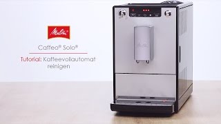 Melitta® Solo®  Tutorial Kaffeevollautomat reinigen [upl. by Raji]