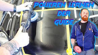 Polieren lernen mit Poliermaschine  Der Guide  Exzentermaschine mit verschiedenen Pads [upl. by Nimzaj444]