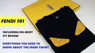 Fendi 101 Everything you need to know about the Fendi Bag Bugs T shirt Fit Review amp Unboxing [upl. by Chancelor]