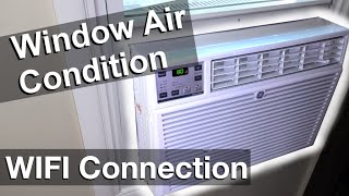 Connecting WiFi enabled Window Air Conditioning Unit Setup how to [upl. by Acimad]