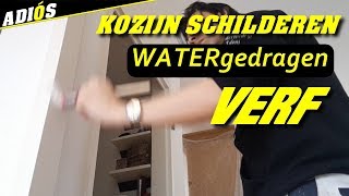 KOZIJN SCHILDEREN  Welke WATERGEDRAGEN VERF en KWAST  De 4080 Regel [upl. by Naryb403]