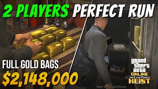 The Cayo Perico Heist 2 PLAYER Max Take 2148000 FULL GOLD [upl. by Annahsad]