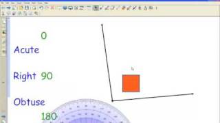 Measuring Angles With a Protractor [upl. by Ynattir]