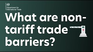 What are nontariff trade barriers [upl. by Evanne]