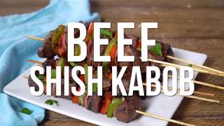 BEST Beef Shish Kabob Recipe  The Mediterranean Dish [upl. by Kcirddahc]