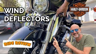 Fork Mounted Wind Deflectors  Ride review [upl. by Burn851]