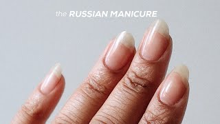 RUSSIAN MANICURE AT HOME  The DIY Dry Manicure [upl. by Asselem898]