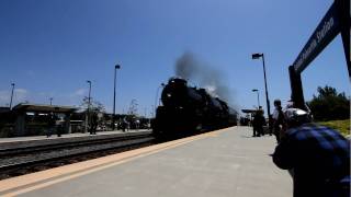 Santa Fe 484 Steam Locomotive 3751 High Speed Pass in 1080p [upl. by Ketty]