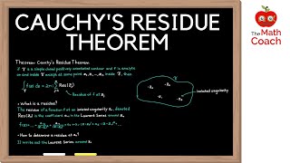 Cauchys Residue Theorem with Examples  Complex Integration  Complex Analysis 16 [upl. by Gotthard]