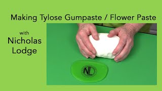 Making Tylose Gumpaste  Flower Paste for Sugar Flowers amp Cake Decorations with Nicholas Lodge [upl. by Alanson]