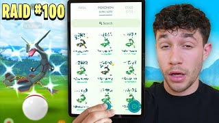 I Raided 100 Rayquaza in 24 Hours [upl. by Mello504]