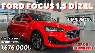 FORD FOCUS 4K 15 DİZEL TİTANİUM STİL İNCELEME [upl. by Aeynod576]