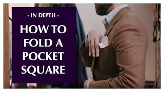 How to wear a pocket square or handkerchief [upl. by Nihhi]