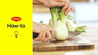 HowTo Fenchel zubereiten  MAGGI Kochstudio [upl. by Ttehr376]